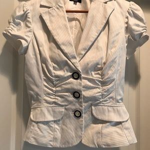 COPY - Sele white pinstripes jacket
